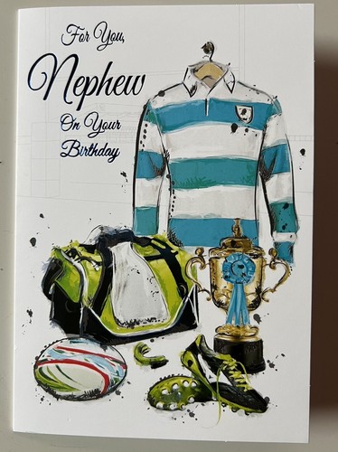 Nephew rugby kit happy - ,