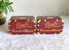 1950s Vintage Parrys Sweets Treasure Trove Advertising Tin Box Set of 2 TIN215