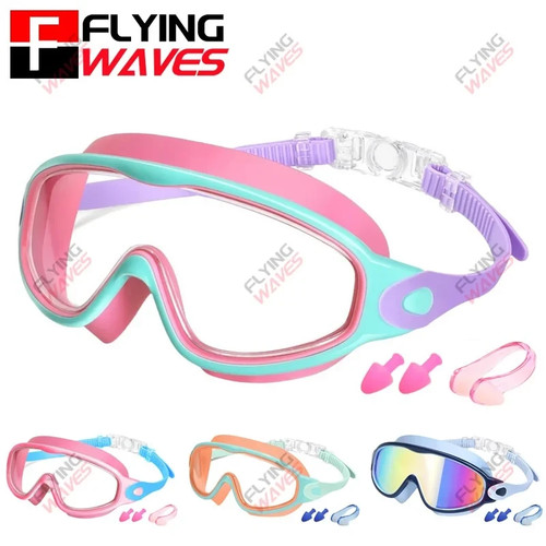Colorful kids swim goggles - kids,