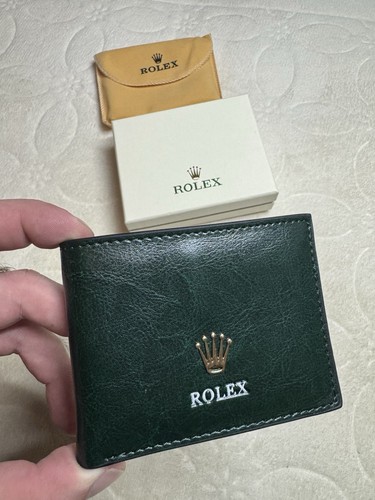 Rolex green leather men - rolex,