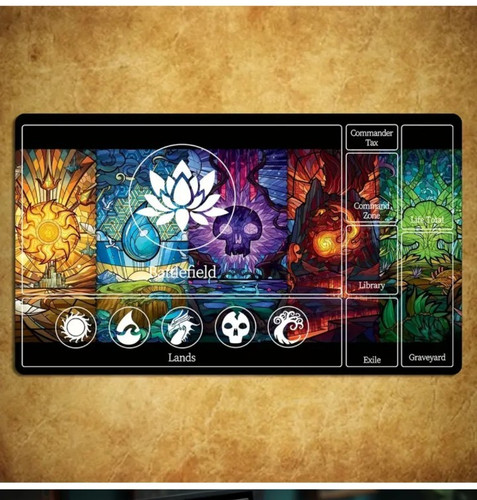 Lotus land symbols - land, playmat