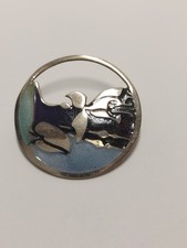 Pat cheney silver enamel - pat,