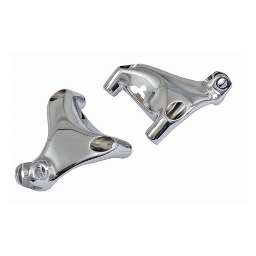 Chrome passenger footpeg - passenger,