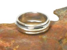 Sterling Silver 925 Spinner RING / Band - 5 mm -  Gift Boxed