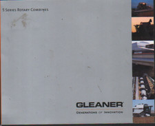 AGCO "GLEANER" 5 Series Rotary Combines Brochure Leaflet