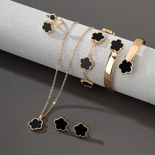 Exquisite floral jewelry - jewelry, set