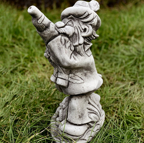 Lion hunter figurine concrete - figurine,