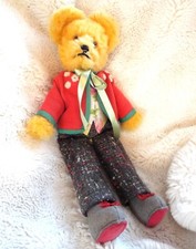 Vintage 1960’s / 1970’s Hand made Clothed Teddy Bear 44cm long Lovely clean cond