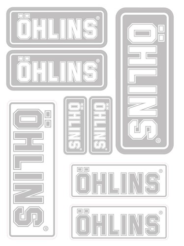 Ohlins fork shock stickers - ohlins,