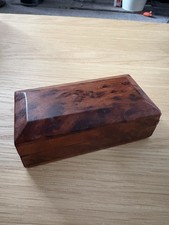 Vintage Thuya Burl Wood Box