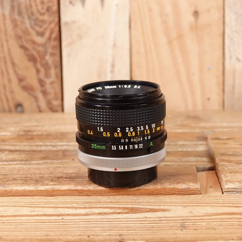 Used canon 35mm - f3.5, s.c