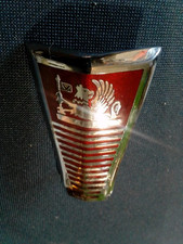 Vauxhall Viscount 1966 Chrome And Red Enamel Bonnet Badge
