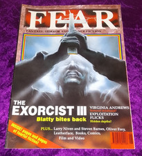 Fear Magazine No.18 June 1990 - Exorcist III, Virginia Andrews, Exploitation