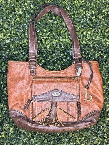 Brown faux leather - brown,