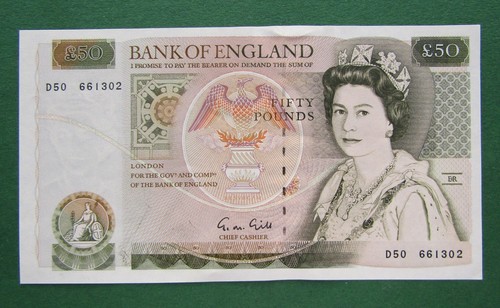 Bank england 50 fifty - bank,