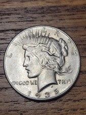 1935 peace dollar silver - dollar,