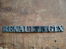 Renault 5 GTX badge Renault part 7700775603