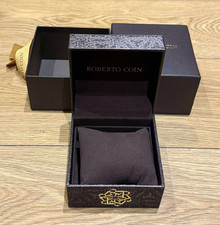 Genuine Original Roberto Coin Jewellery Bracelet Chain Box Case Complete Set