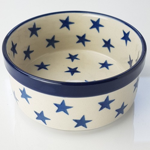 Polish pottery 10cm ramekin - pottery,