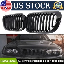 Gloss Black Front Kidney Grill