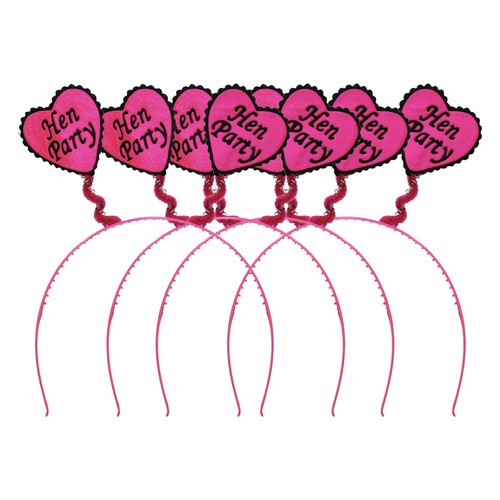 Hen party headband set - hen,