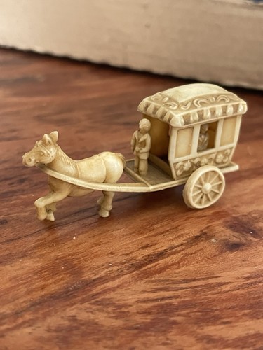 Antique 1920s celluloid horse - antique,