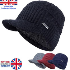 MENS PEAKED KNIT WINTER WARM