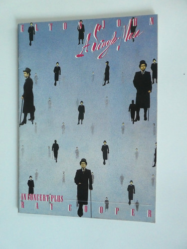 Elton john concert programme - john,
