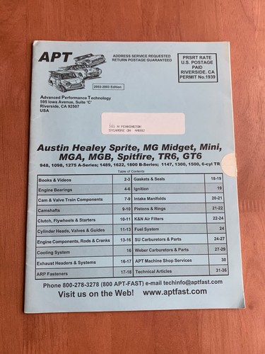 Apt austin healey sprite - healey,