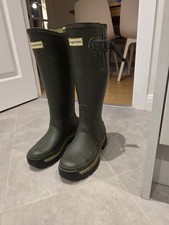 Hunters Vibram Ladies Wellies Size 5 Used