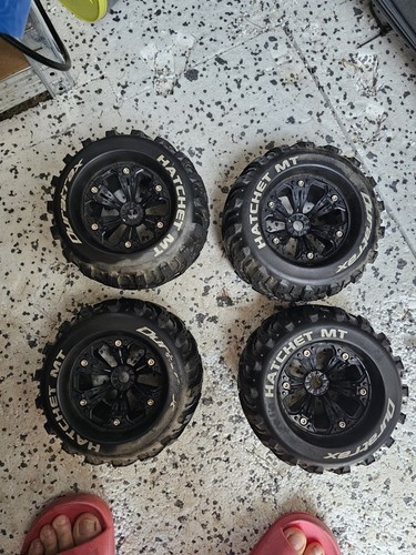 Car tyres and wheels - and,