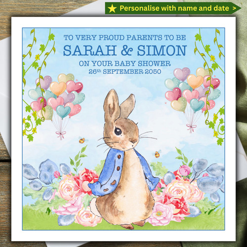 Personalised peter rabbit baby - peter,