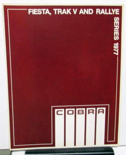 1977 cobra fiesta - fiesta, v