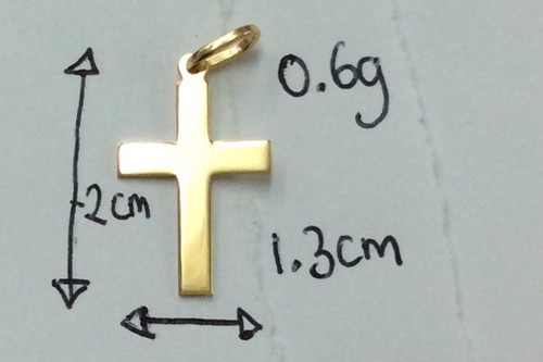 375 9ct yellow - 375, cross