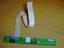DELL POWEREDGE 1600SC RESET DRIVE POWER LED BUTTON BOARD PANEL + CABLE  PWB 1441