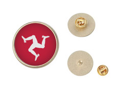 Isle of Man flag Lapel Badge