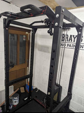 Body Max Squat Rack & Cable Pull with multiple attachments. 
