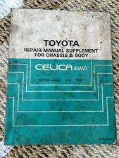 Toyota Celica 4wd Workshop Manual