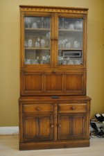 Ercol display & drinks cabinet
