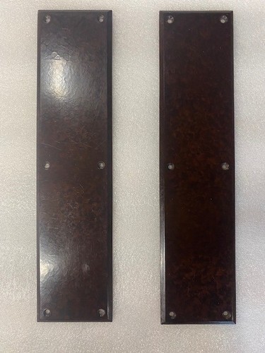 Vintage bakelite door push - door,