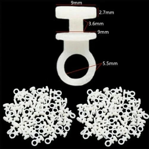 50xplastic curtain track hooks - curtain,