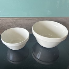 2 x Mason Cash Pudding Basin