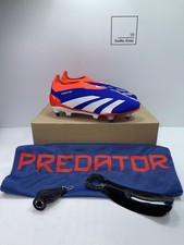 Adidas Predator Elite Laceless SG Football Boots - Blue - Size UK 3.5 - NEW