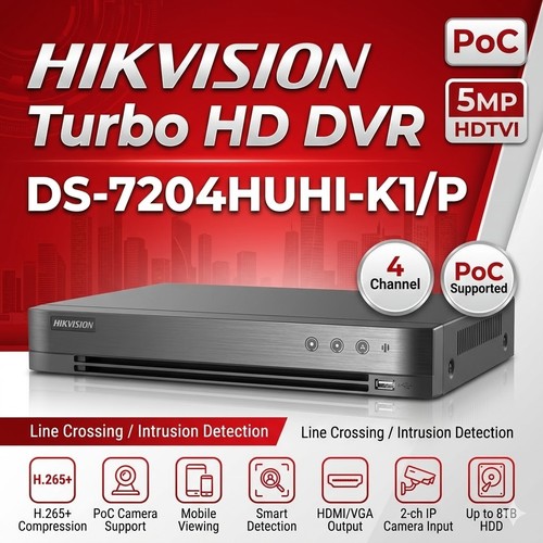 Hikvision 7204huhi p 4ch - hikvision,
