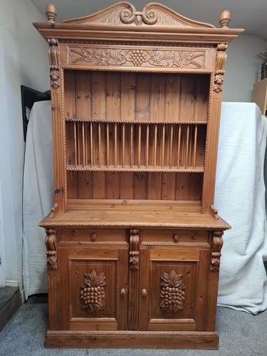 Vintage carved pine - vintage,