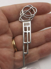 Sterling silver brooch or kilt