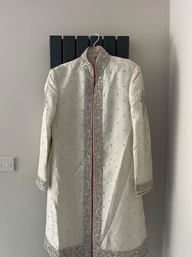 Men ivory embroidered - men’s,