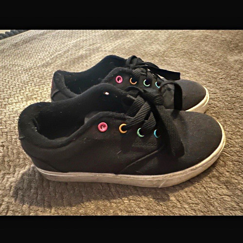 Heelys black low top lace - low, lace-up