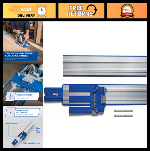 Universal track saw guide - saw,