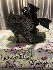 Irregular Choice Abigail’s Part Black Metallic Boots